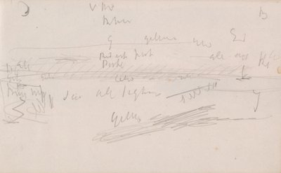 The Channel Sketchbook by Joseph Mallord William Turner